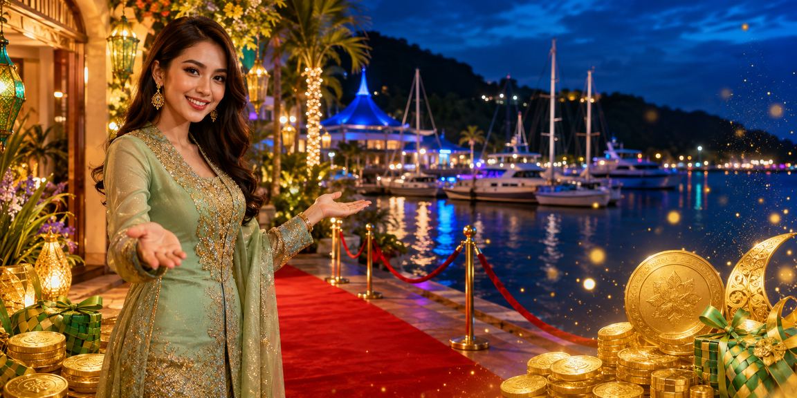 Permainan baccarat semasa perayaan Hari Raya di Langkawi